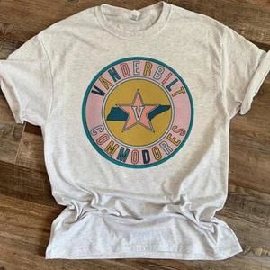 Vanderbilt University Commodores Shirt Sweatshirt Retro Tee